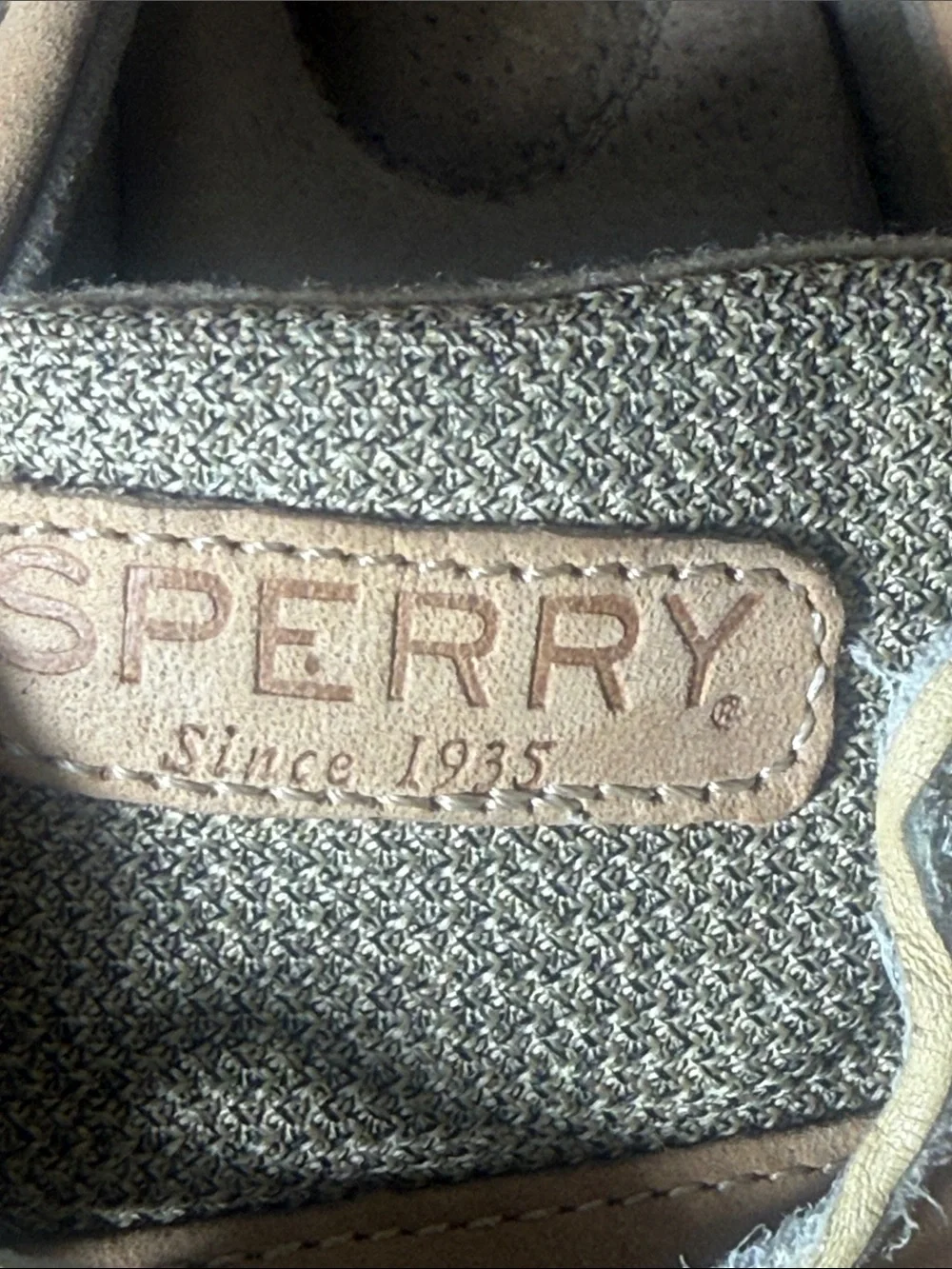 Sperry Two-Tone Brown and Light Gray Boat Shoes